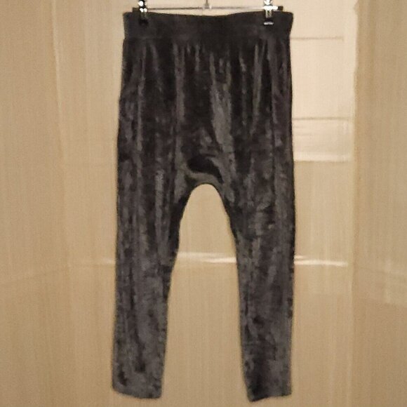 Out From Under Grey Velour Drop Crotch Joggers XS - Picture 4 of 6